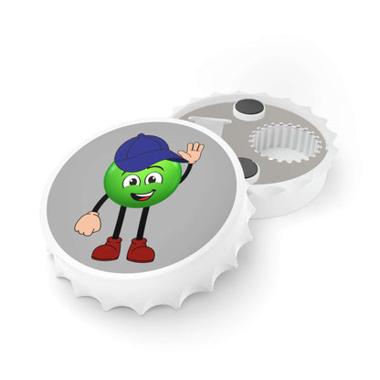 Flaschenöffner mit Maskottchen und Kappe Ein Flaschenöffner, der nicht nur praktisch ist, sondern auch durch sein verspieltes Design auffällt. Das Maskottchen mit Kappe sorgt für gute Laune und macht ihn zu einem echten Hingucker.  Design: Lustiges Maskot