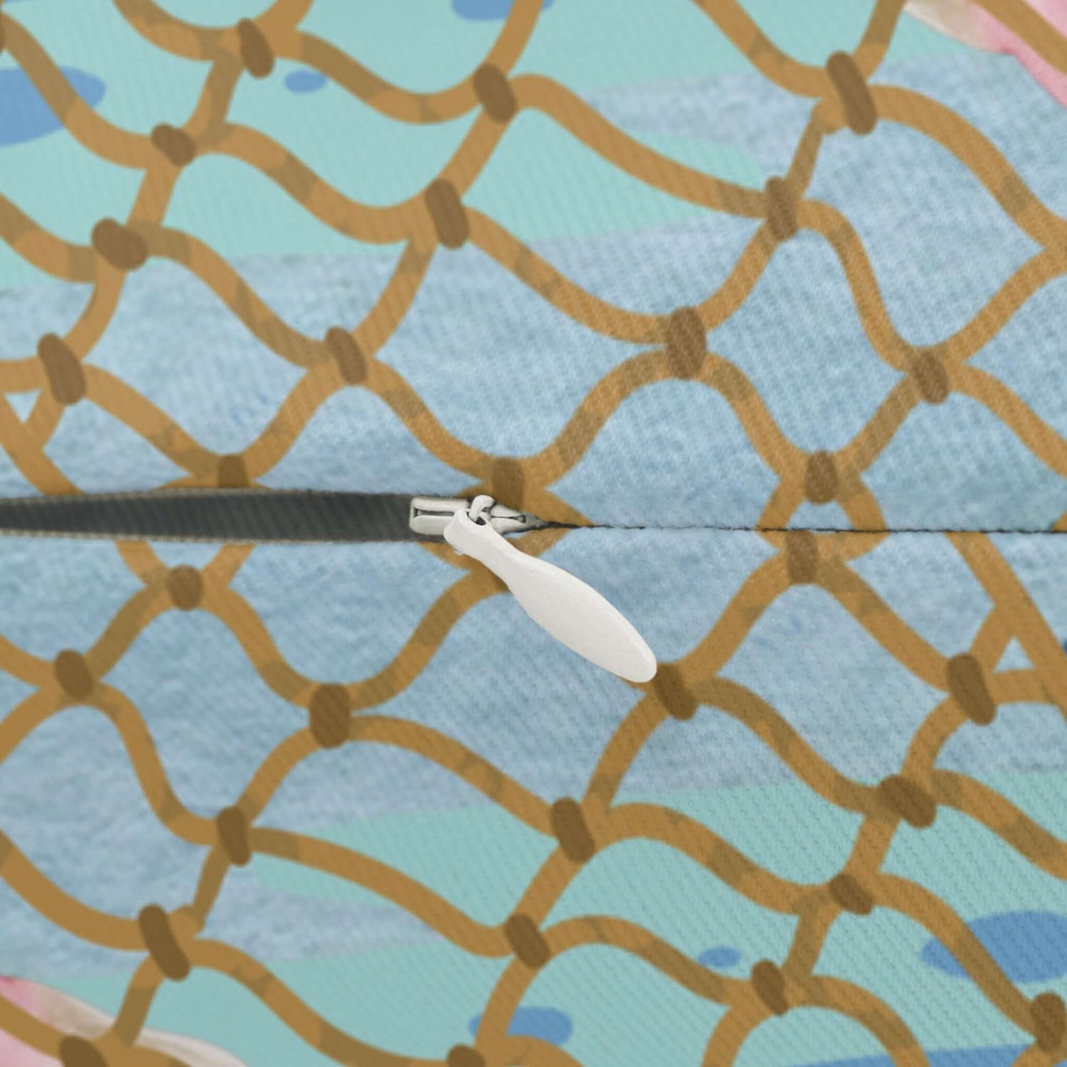 Details für Lendenkissen Fischer im Ruderboot Reißverschluss