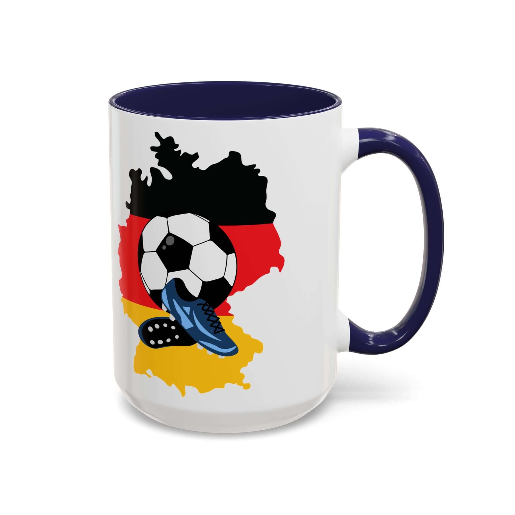 Details für Kaffeetasse Deutschland – Fußballmotiv
