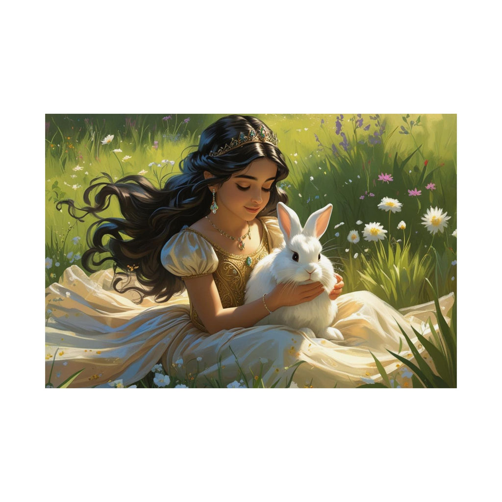 Bezaubernde Satin-Poster, Märchen-Dekor Ideal fürs Kinderzimmer