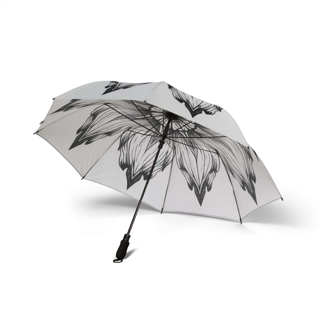 Stilvoller Regenschirm mit Blumenmuster, faltbare Regenbekleidung, perfektes Geschenk - Design-Familientruhe