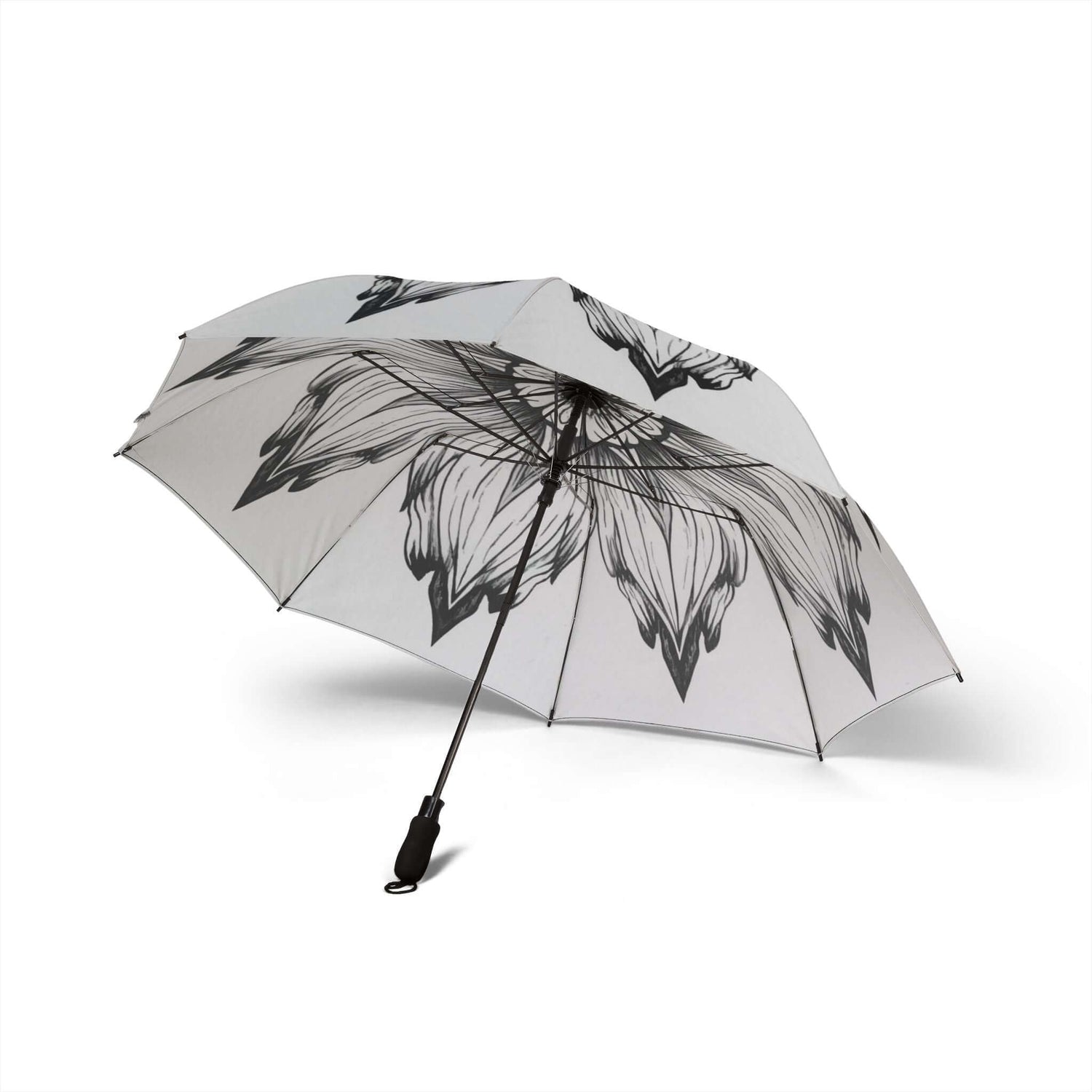 Stilvoller Regenschirm mit Blumenmuster, faltbare Regenbekleidung, perfektes Geschenk - Design-Familientruhe