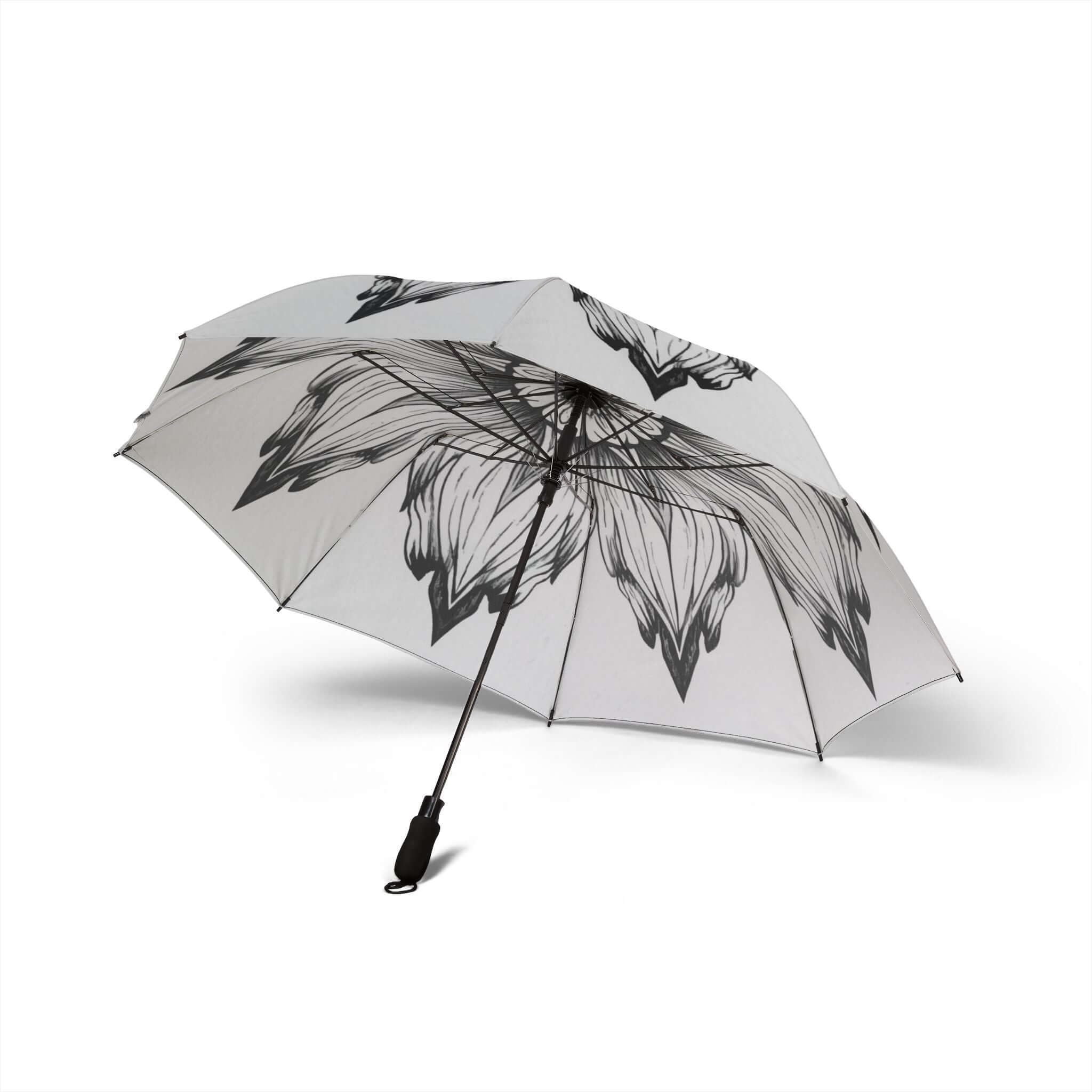 Stilvoller Regenschirm mit Blumenmuster, faltbare Regenbekleidung, perfektes Geschenk - Design-Familientruhe