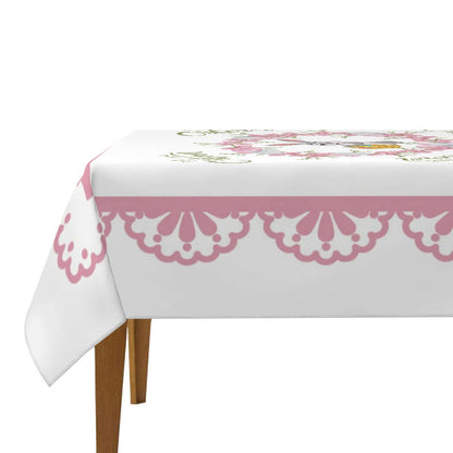 Quadratische Tischdecke Ostermotiv, 54"x54" / 60"x60", Polyester, einseitiger Druck, wasserabweisend, ideal für Tischdekoration