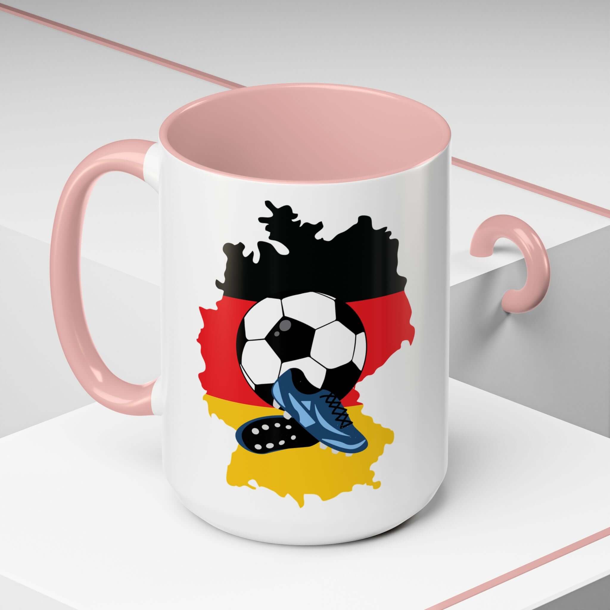 Details für Kaffeetasse Deutschland – Fußballmotiv