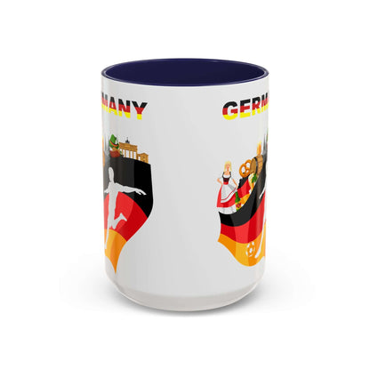 Details für Kaffeetasse mit deutscher Fußballflagge 