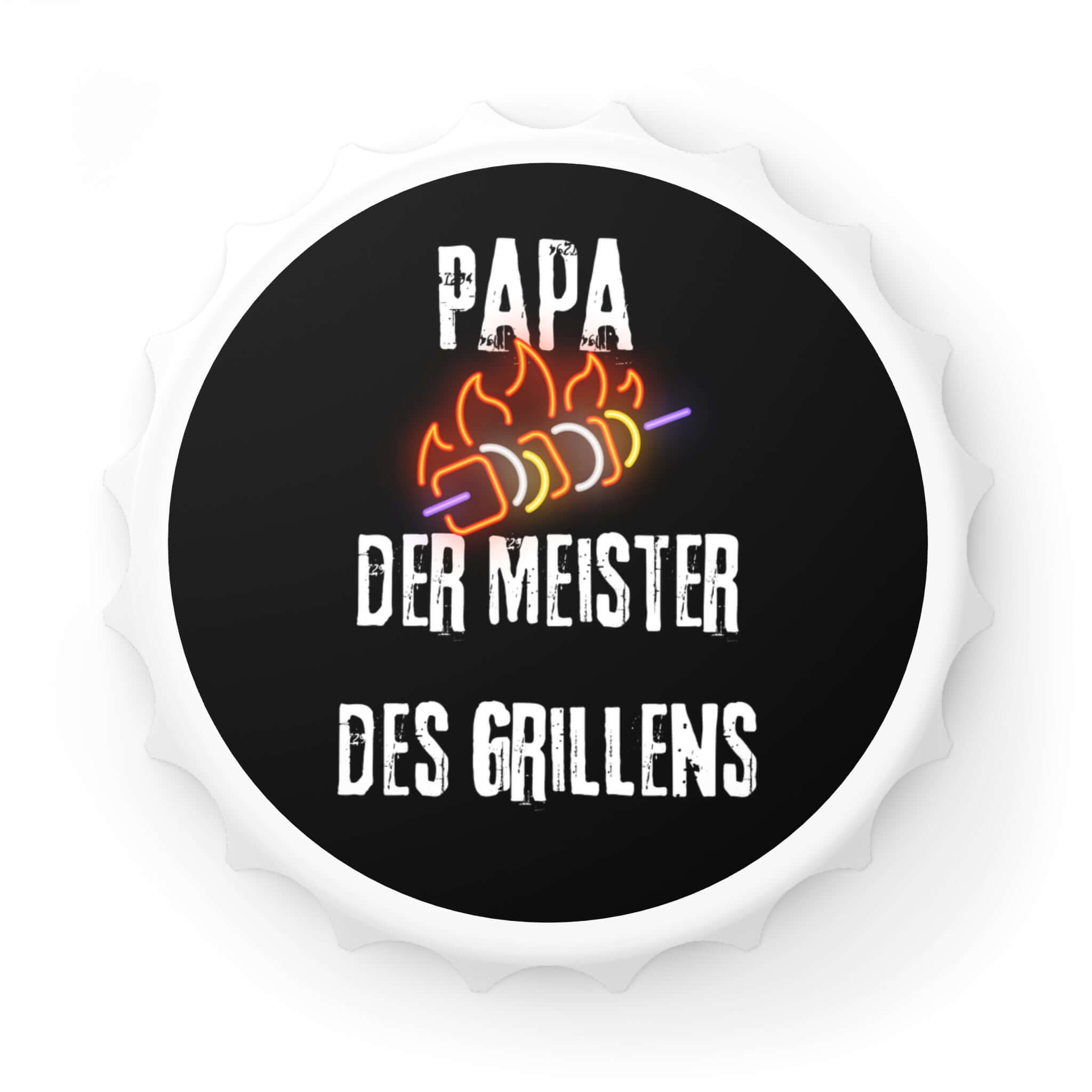 Flaschenöffner – „Papa Der Meister Des Grillens“ Ein Flaschenöffner, der nicht nur praktisch ist, sondern auch eine klare Botschaft vermittelt. Mit dem Spruch „Papa Der Meister Des Grillens“ wird er zum perfekten Geschenk für alle Grillmeister.  Design: H