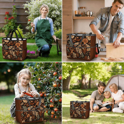 Gartengerätetasche aus Oxford-Stoff für Garten und Outdoor, robust und vielseitig, ideal für die organisierte Aufbewahrung im Grünen.