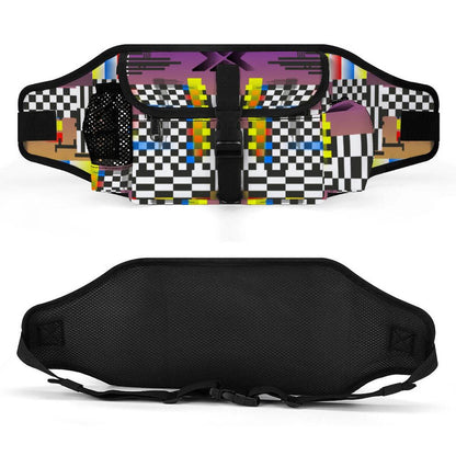 Gürteltasche für das Outdoor-Training von Haustieren mit buntem Design und praktischen Taschen.