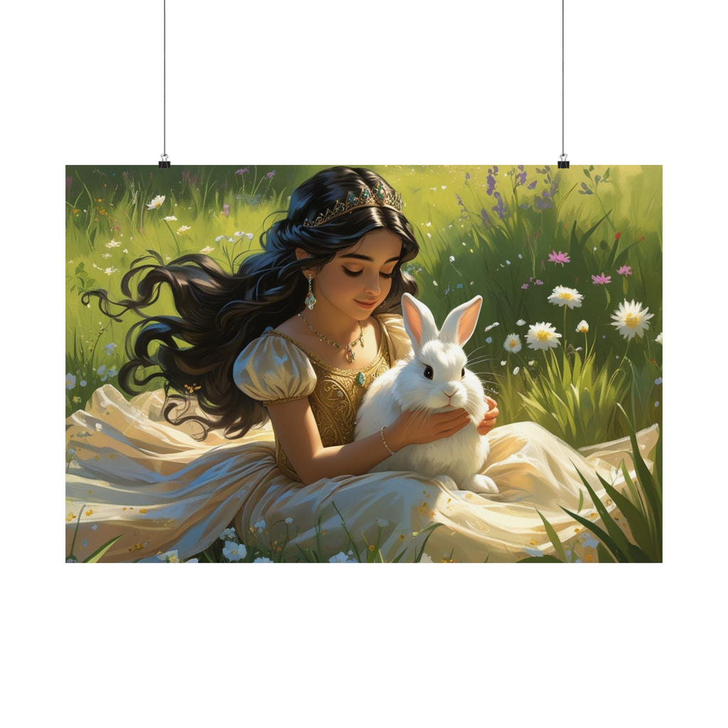 Bezaubernde Satin-Poster, Märchen-Dekor Ideal fürs Kinderzimmer