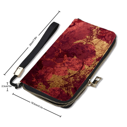 Clutch Wallet for Women made of PU, 4.1"x7.9", with UV printed design, large capacity and multiple card slots, Clutch-Geldbörse für Damen.