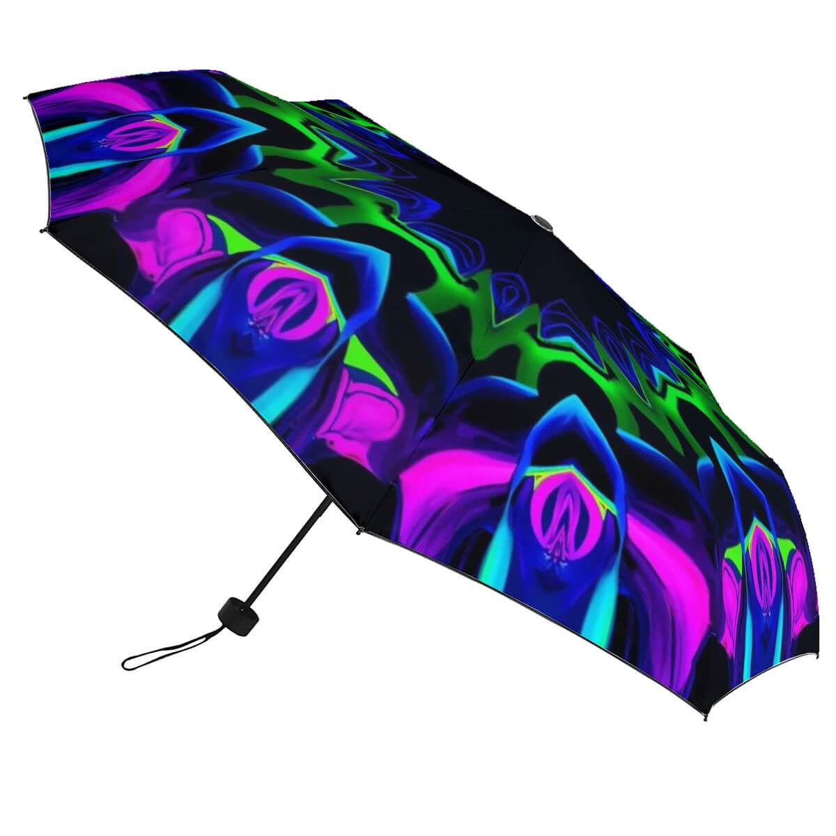 UV-Schutz-Regenschirm mit einseitigem Sublimationsdruck, bunte abstrakte Muster, windfester Rahmen aus Strukturstählen, Details für UV-Schutz-Regenschirm ansehen