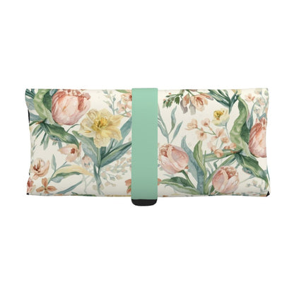 Brillenetui aus PU-Leder mit Blumenmuster, strapazierfähiges Mikrofaser-PU-Leder, stilvoll und praktisch für Brillenaufbewahrung