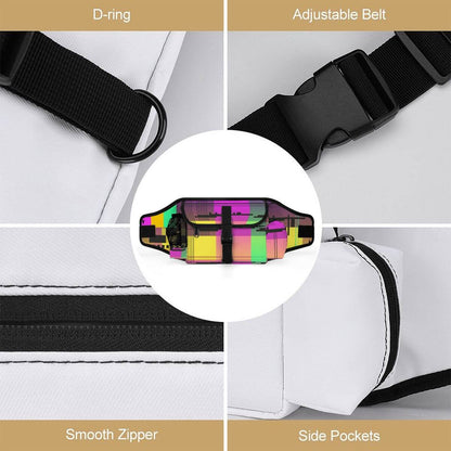 Gürteltasche für das Outdoor-Training von Haustieren mit D-Ring, verstellbarem Gürtel und Seitentaschen.