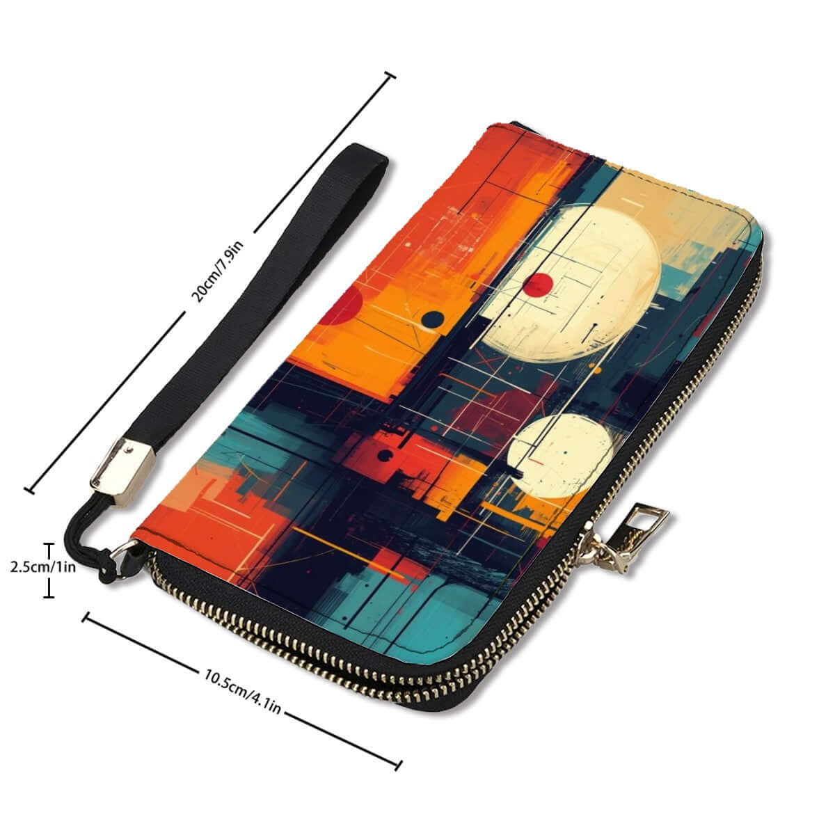 Clutch-Geldbörse für Damen aus PU, 4.1&