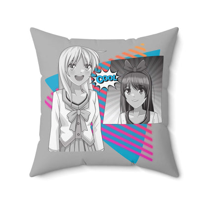 Anime inspiriertes Dekokissen, gemütliche Heimdekoration - Design-Familientruhe