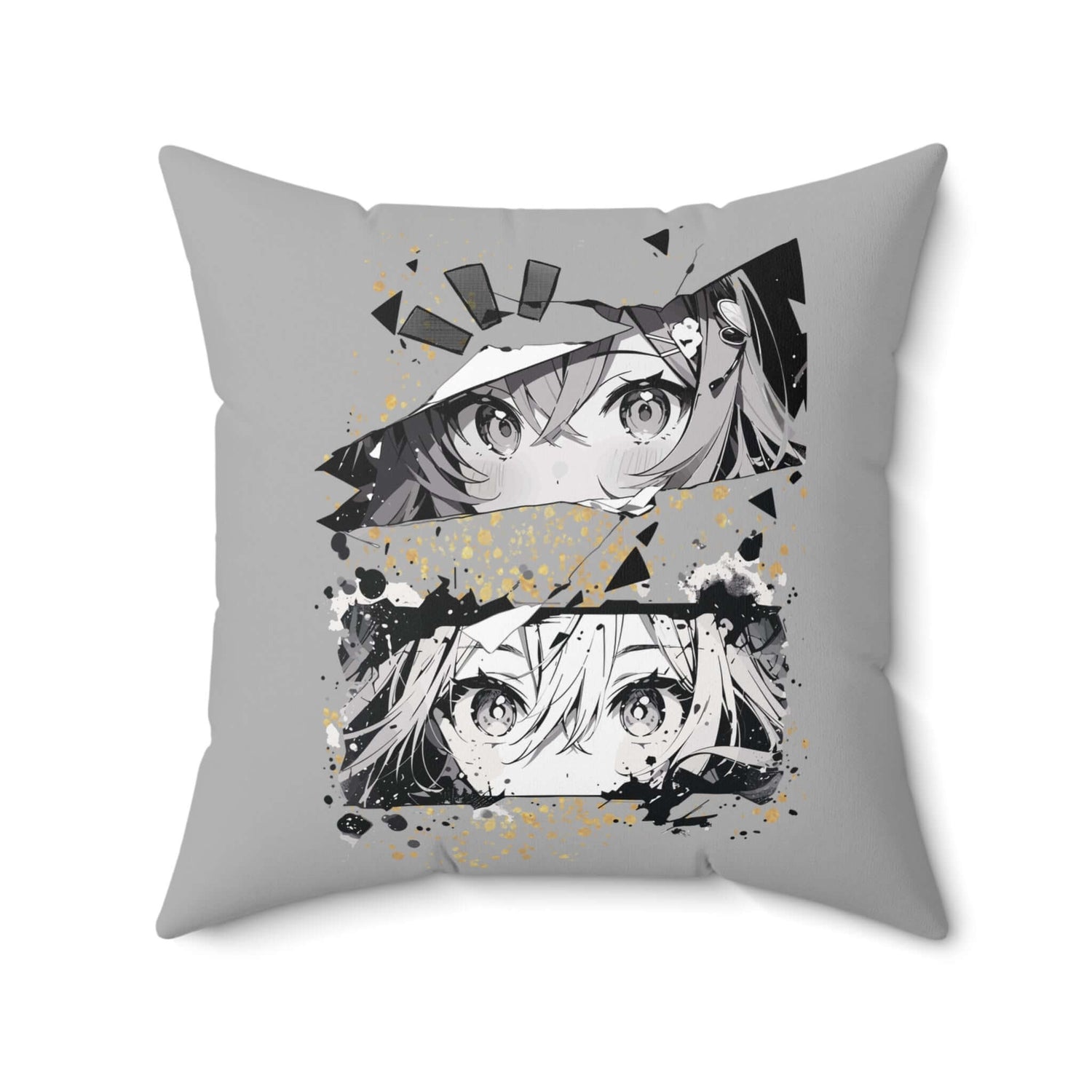 Anime-inspiriertes Dekokissen, gemütliche Wohnakzente, Geschenk für Fans - Design-Familientruhe