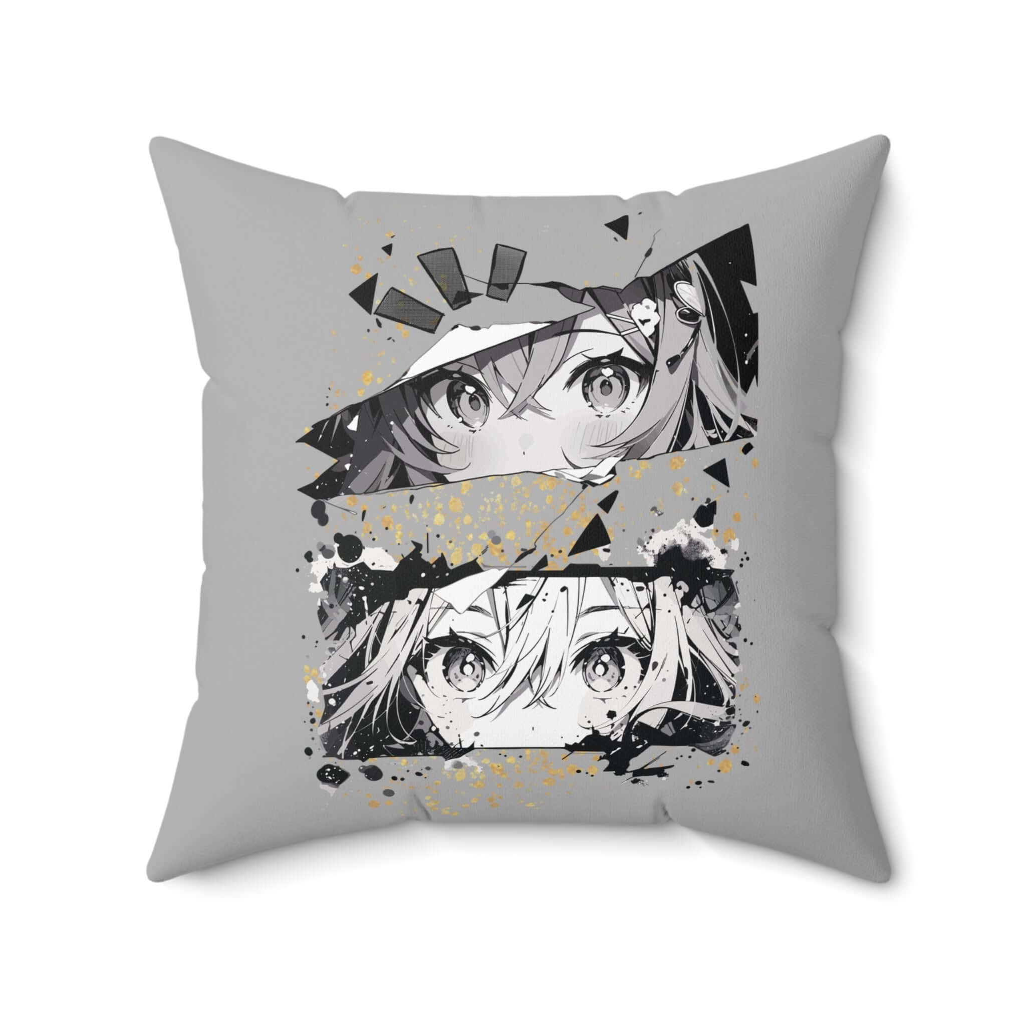 Anime-inspiriertes Dekokissen, gemütliche Wohnakzente, Geschenk für Fans - Design-Familientruhe