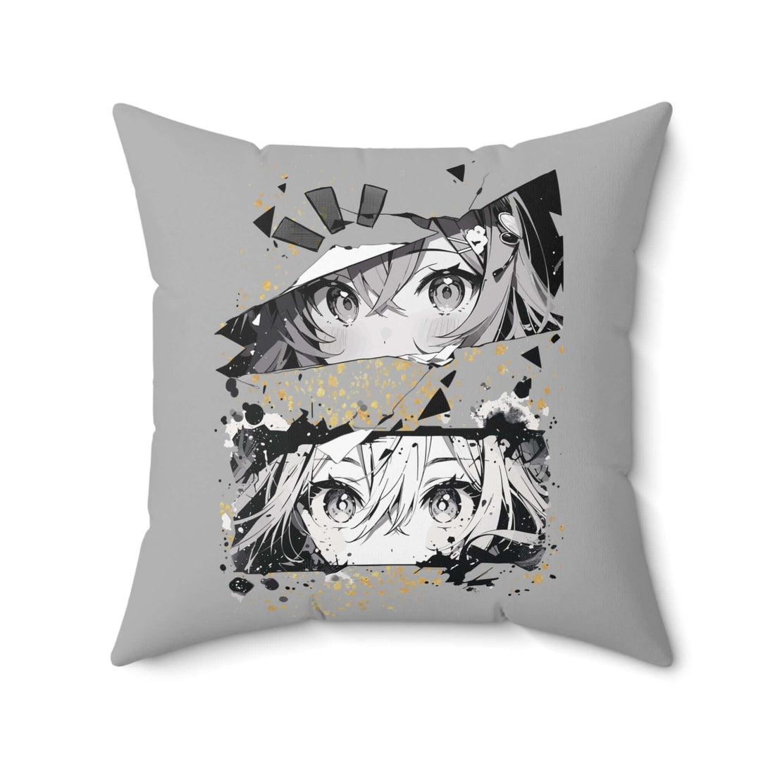 Anime-inspiriertes Dekokissen, gemütliche Wohnakzente, Geschenk für Fans - Design-Familientruhe