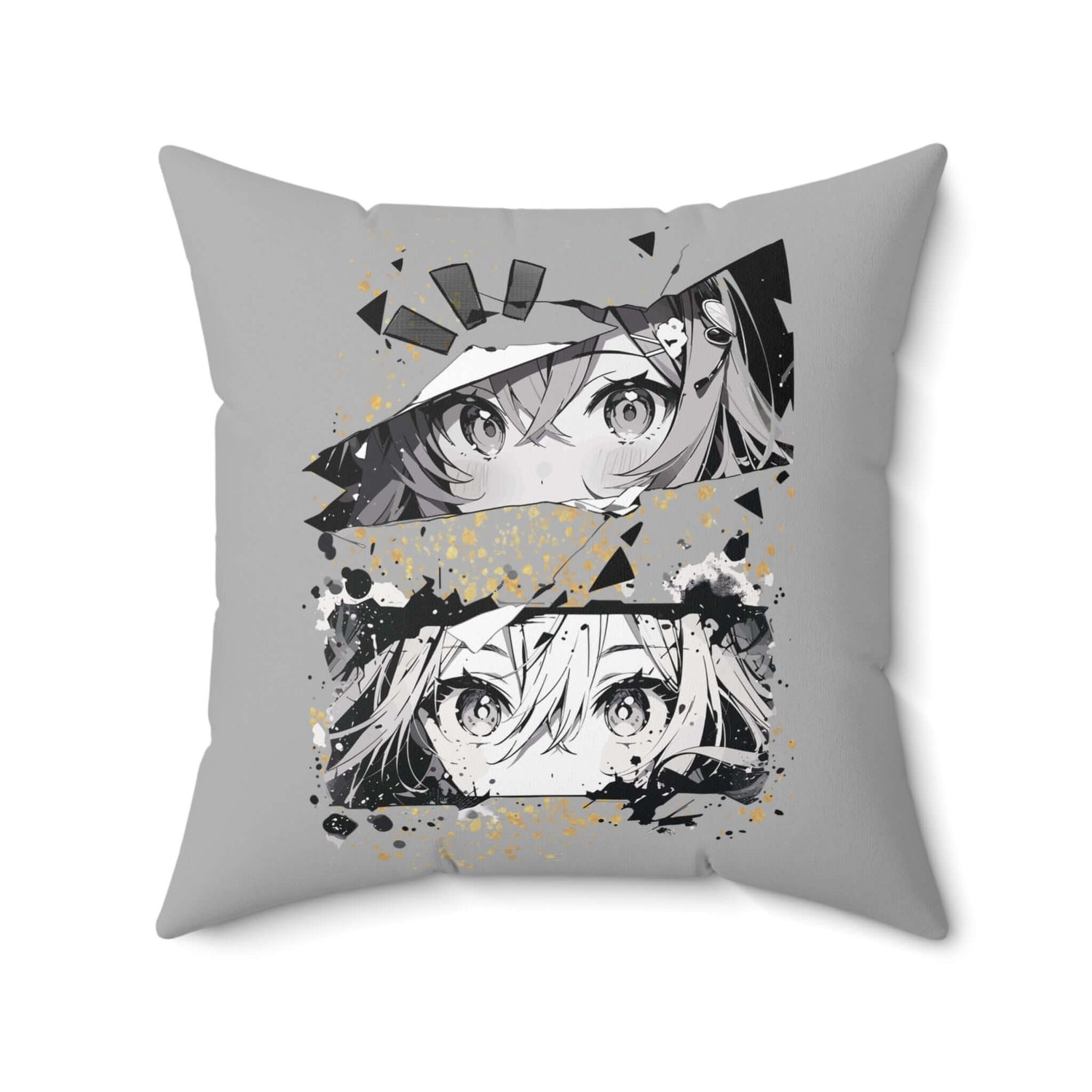Anime-inspiriertes Dekokissen, gemütliche Wohnakzente, Geschenk für Fans - Design-Familientruhe