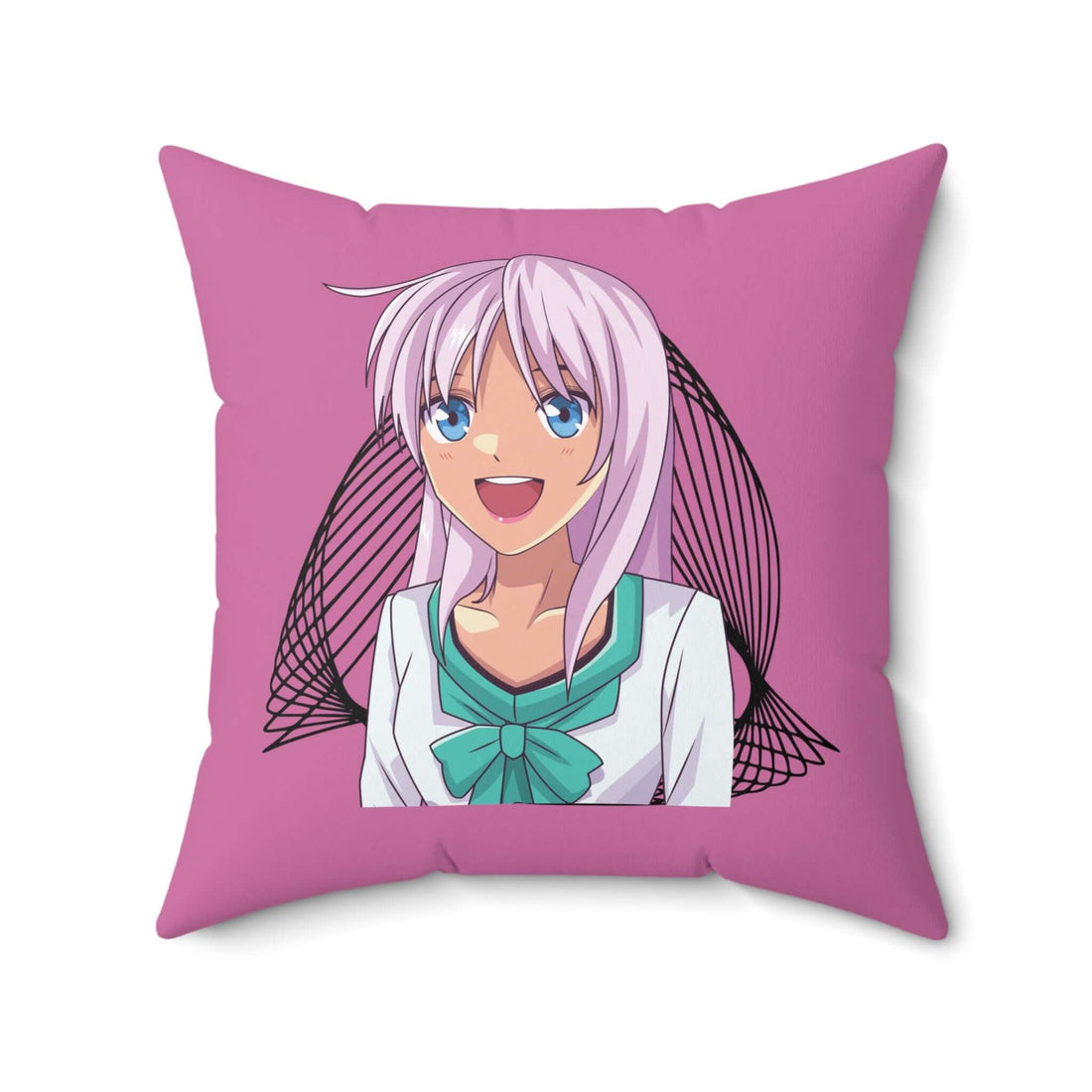 Anime-inspiriertes Dekokissen, Gemütlicher Wohnakzent - Design-Familientruhe