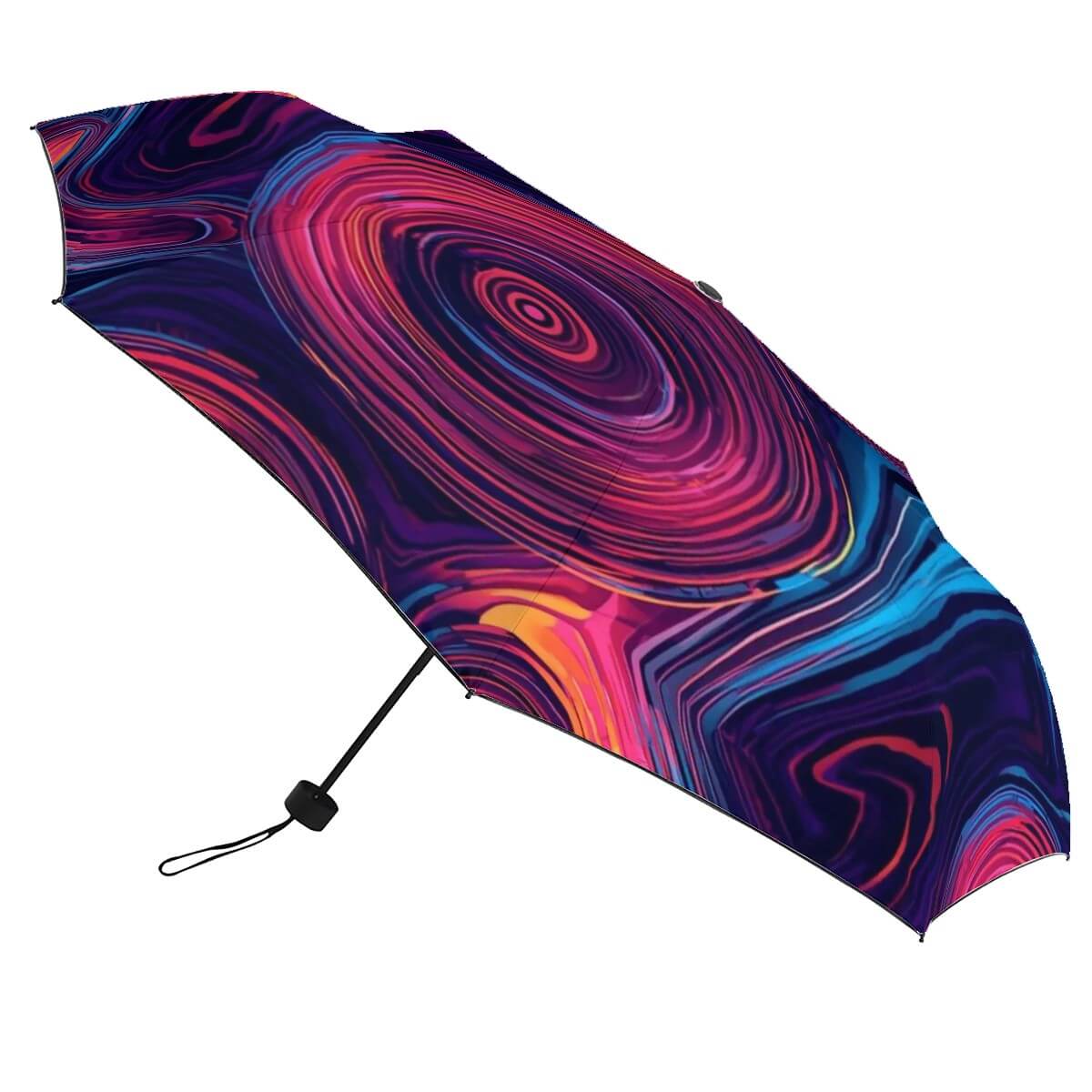 UV-Schutz-Regenschirm mit farbigem, einseitigem Druck und stabilem Rahmen aus Kohlefaserverbund. Details für UV-Schutz-Regenschirm ansehen.