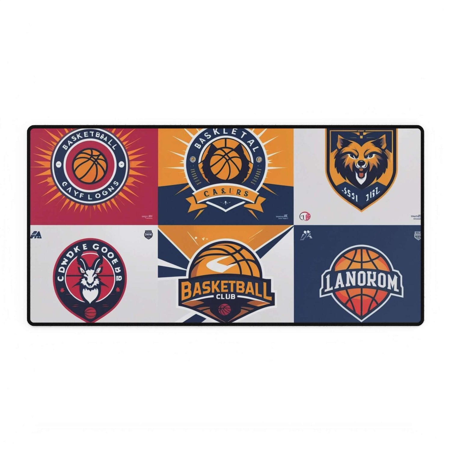 Basketball Schreibtischmatten, Personalisierte Schreibtischaccessoires - Design-Familientruhe