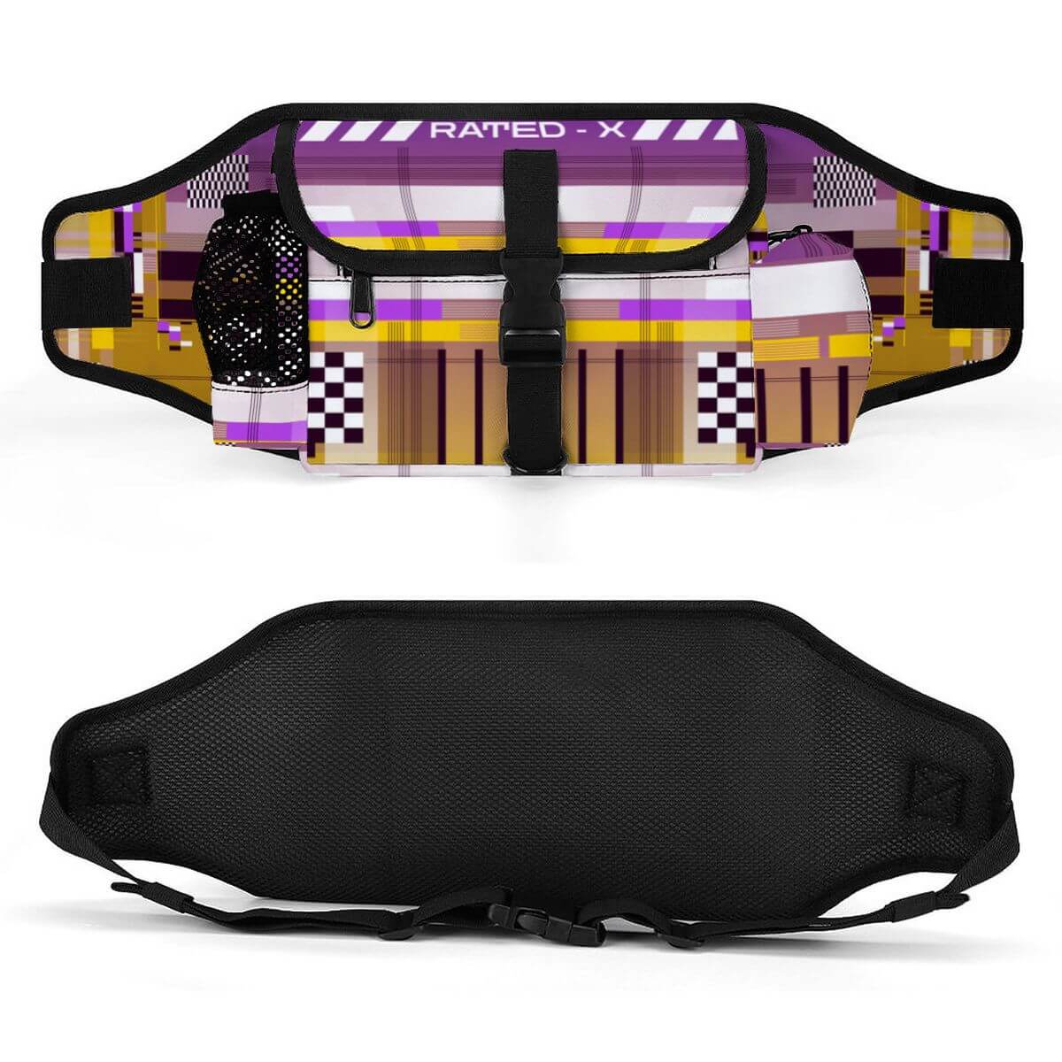 Hüfttasche für das Outdoor-Training von Haustieren in buntem Design mit Platz für Utensilien.