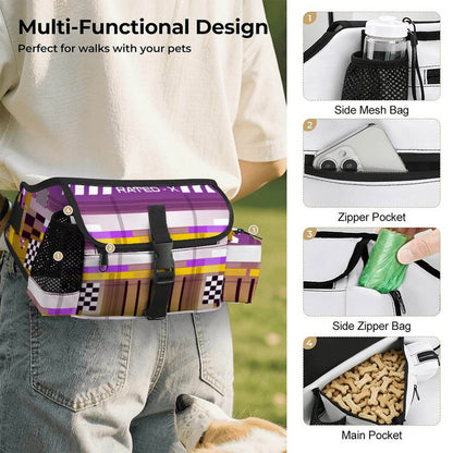 Hüfttasche für das Outdoor-Training von Haustieren mit multifunktionalem Design, ideal für Spaziergänge.