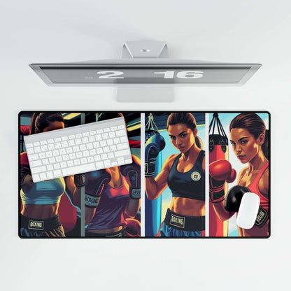 Boxer Schreibtischmatte Home Office Dekor, Gaming Matte - Design-Familientruhe