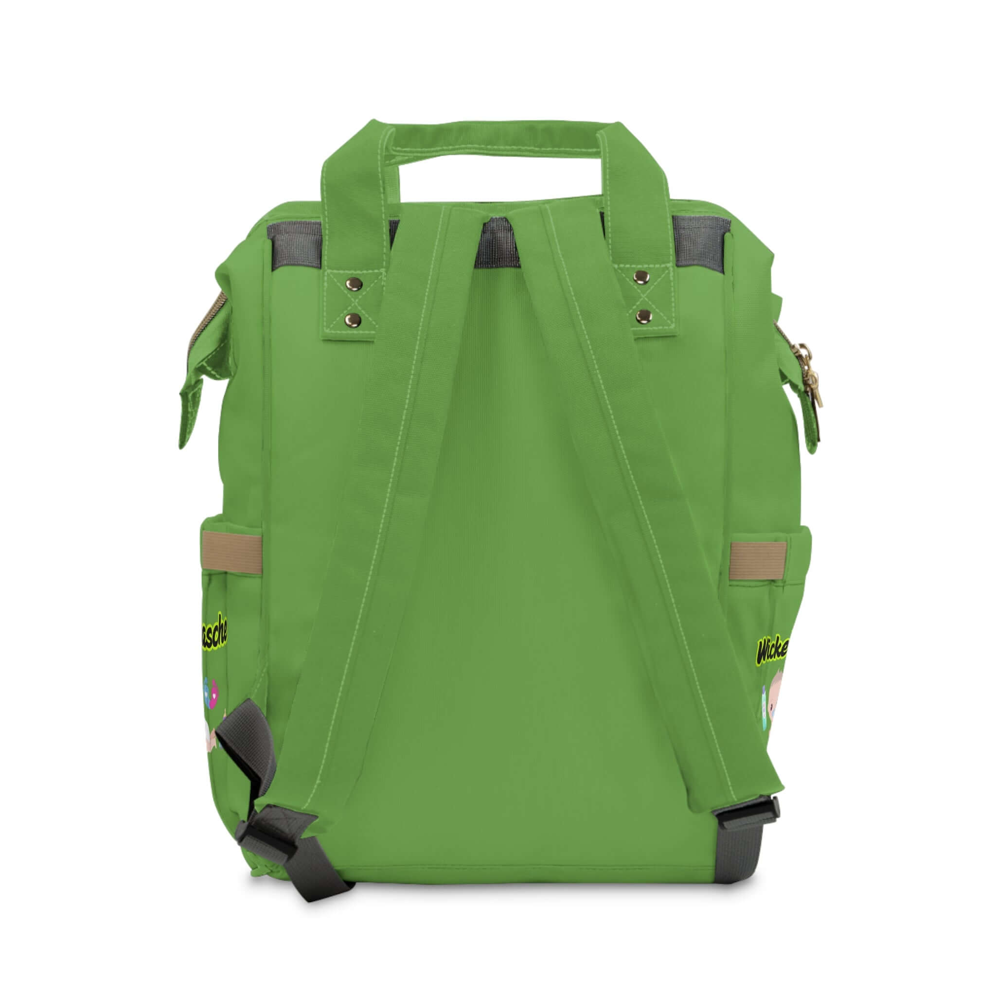 Bunter multifunktionaler Wickelrucksack für Eltern ideal für die Babypflege - Design-Familientruhe