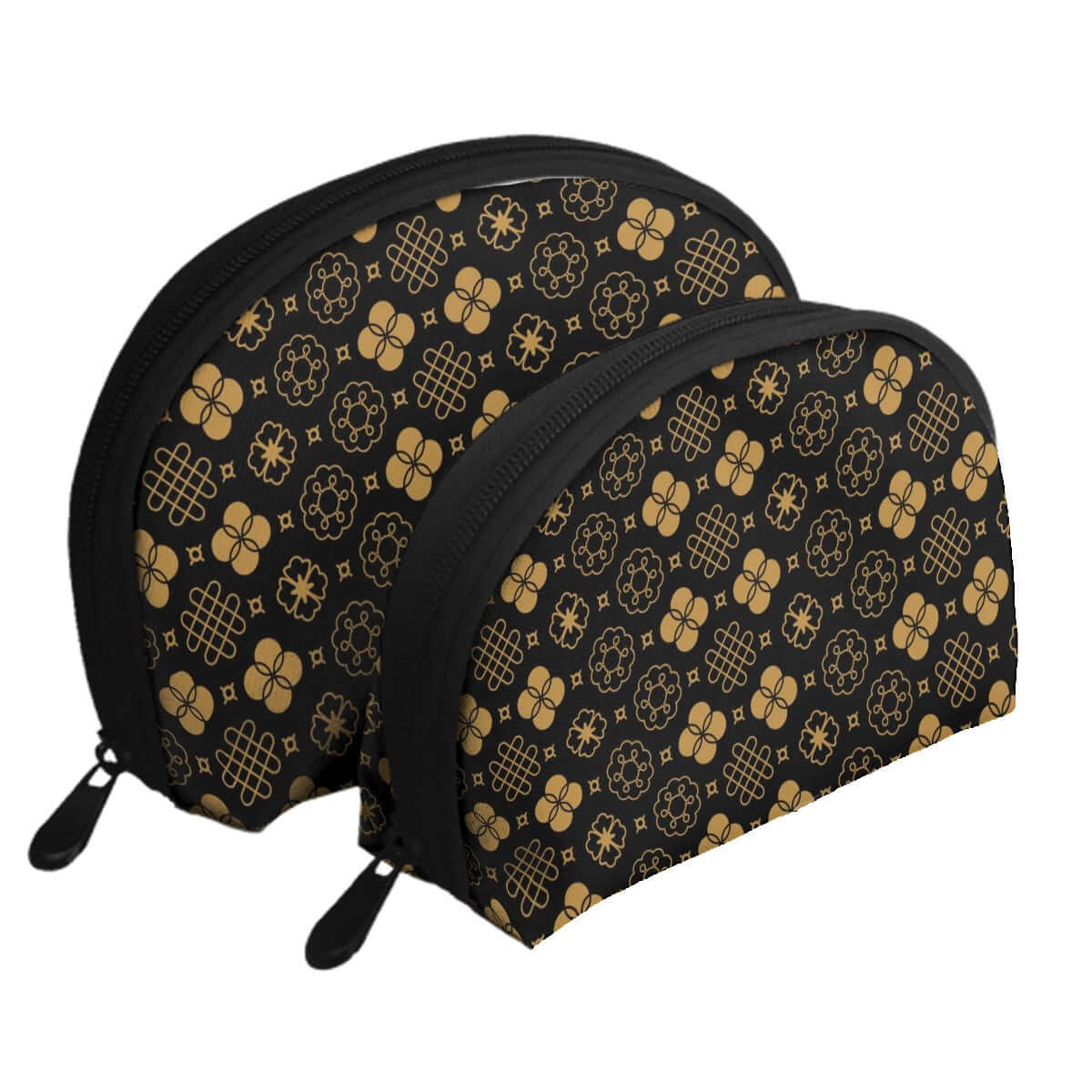 Aufbewahrungsbeutel-Set aus Polyester in zwei Größen mit stilvollem einseitigem Druck und Reißverschluss-Details für Aufbewahrungsbeutel-Set ansehen