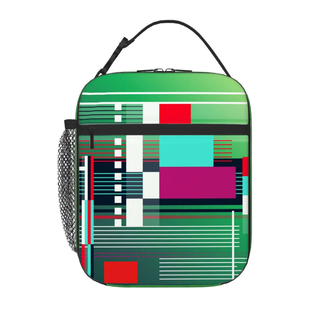 Lunchtasche mit ein schönes Design aus Oxford-Stoff mit PEVA-Beschichtung, ideal als tragbare Reise-Kosmetiktasche.