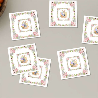 Quadratische Keramikuntersetzer, 6 Stück mit einseitigem Design und UV-Druck, perfekt für den täglichen Gebrauch, sicher und umweltfreundlich.