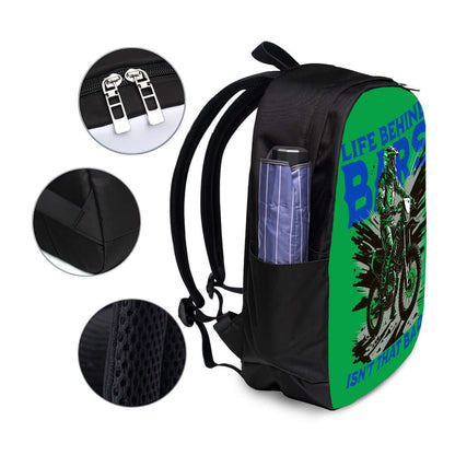 Oxford Reise-Laptop-Rucksack mit USB-Anschluss aus Oxford-Stoff, einseitiges Design, ergonomische Gurte, Details ansehen