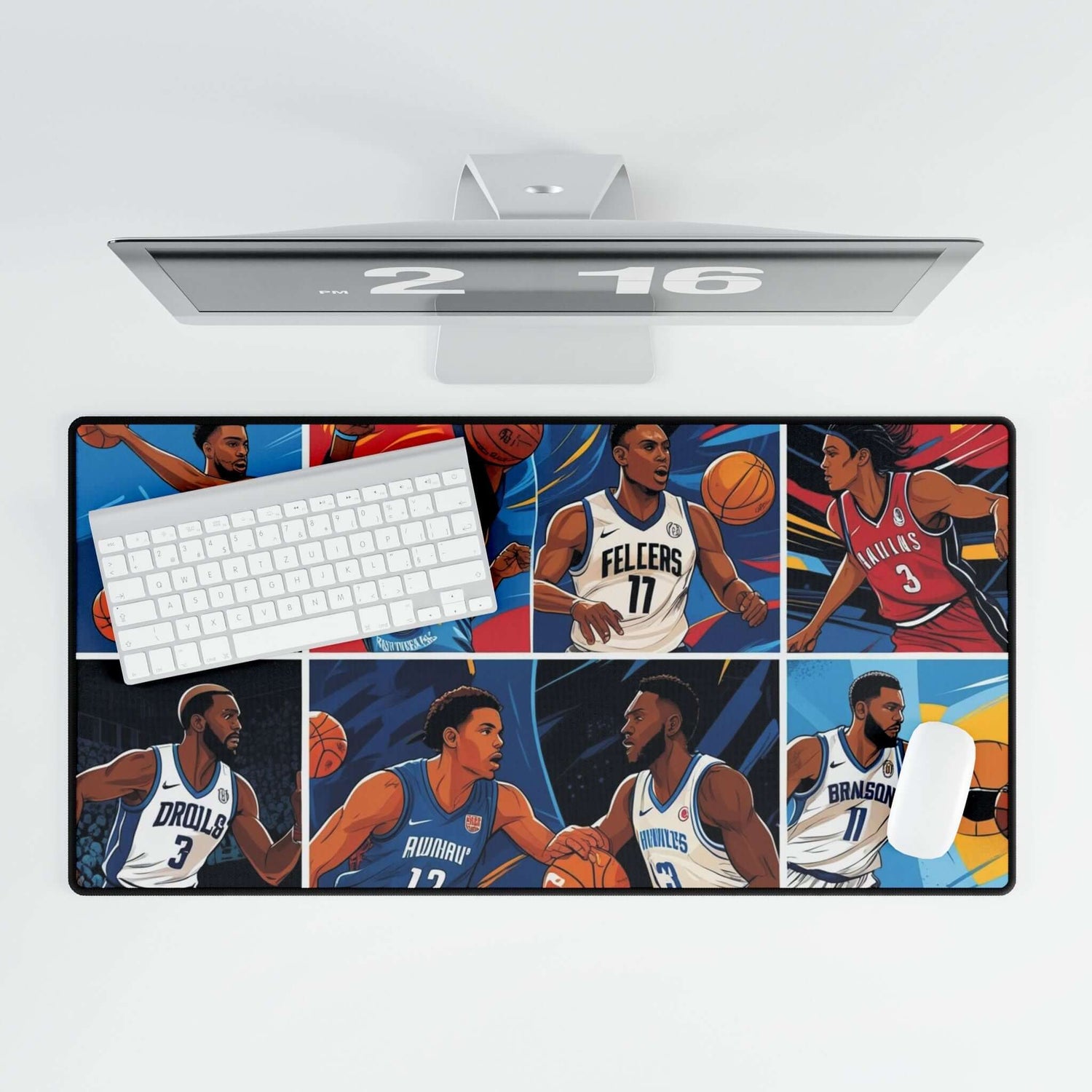 Dynamische Basketball Schreibtischmatte 