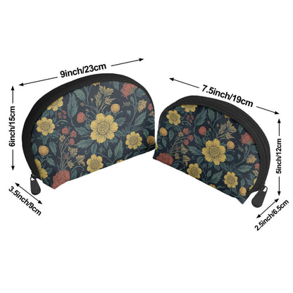 Set of 2 floral patterned Storage Bags with large and small sizes, featuring zipper closure. Details für Storage Bags Set of 2 ansehen.