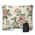 Aufblasbares Campingkissen mit Rosendesign und Tragetasche, aus Polyester, 15,8x12,6x4,3 Zoll, hautfreundlich und atmungsaktiv