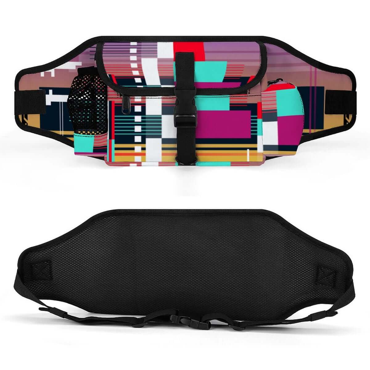 Hüfttasche für das Outdoor-Training von Haustieren, buntes Design, praktisch für Leine und Utensilien.