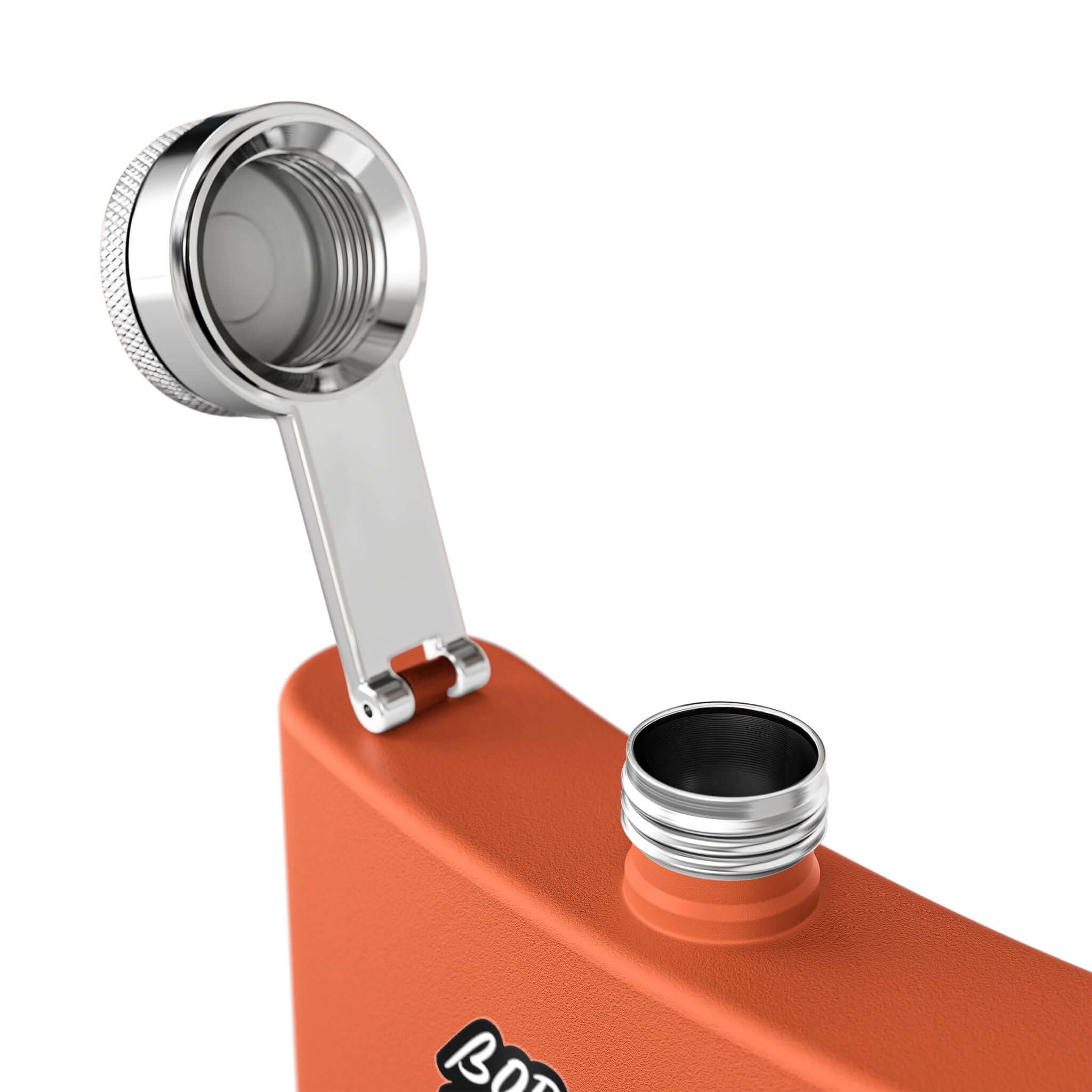 Offener Edelstahl-Flachmann Born to Rock, 170 ml, perfekt für Musikliebhaber und Soldaten geeignet. Details für Edelstahl-Flachmann ansehen.