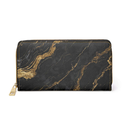 Elegantes Marmor-Reißverschluss-Portemonnaie, stylischer Organizer - Design-Familientruhe