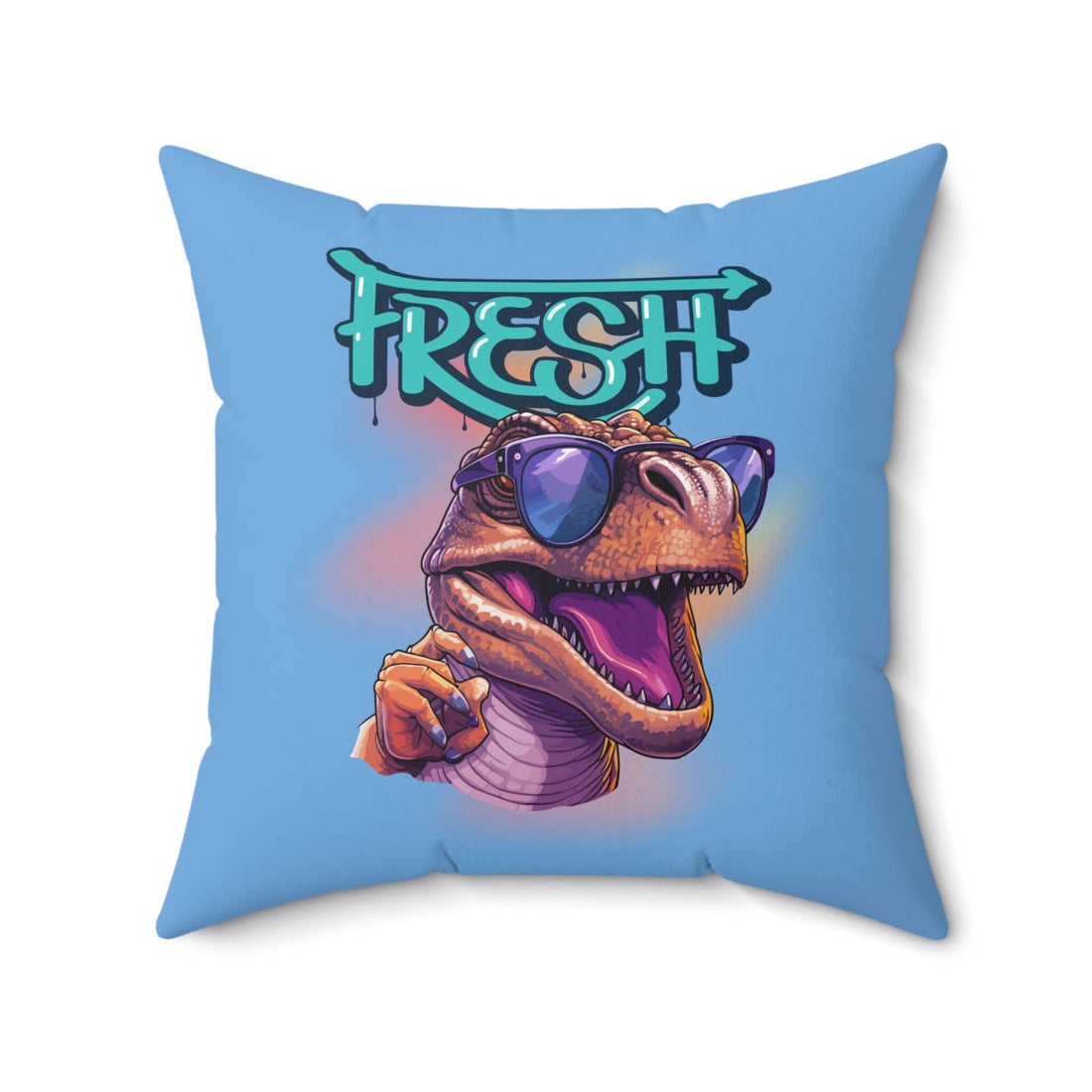 Dinosaurier-Kissen Home Decor mit buntem Dinosaurier-Design und Aufschrift &