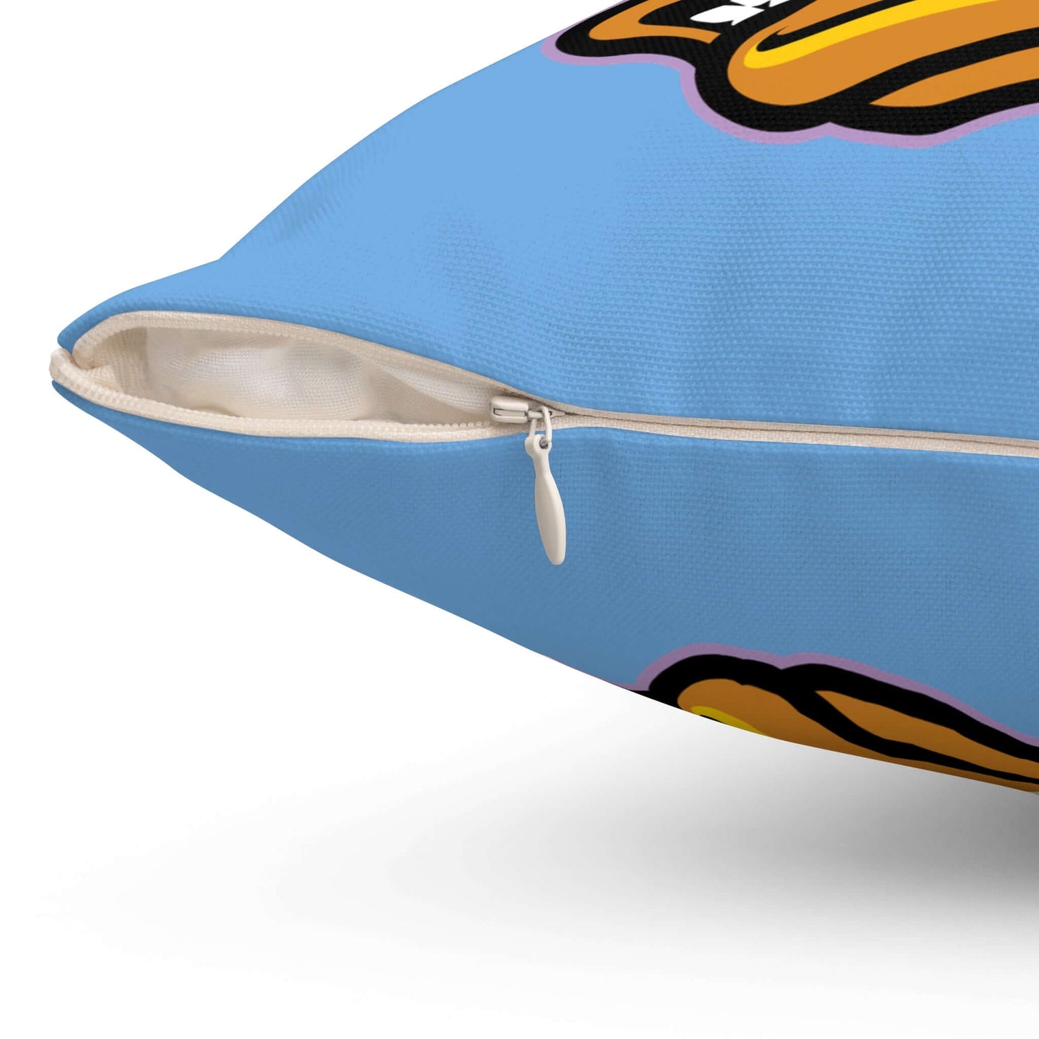 Gaming-Ente Quadratisches Kissen, Game Over Dekor, aus Polyester mit Reißverschluss, detailreiches Entendesign. Perfekt für Gamer.