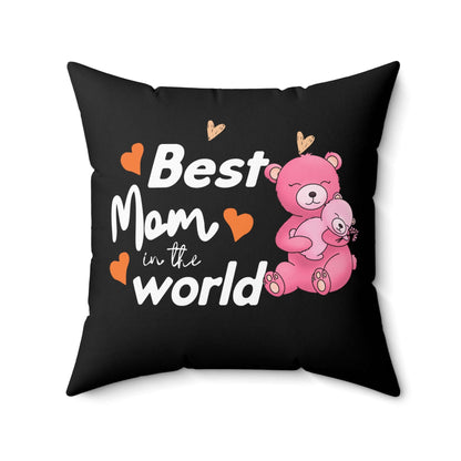 Kissen „Beste Mama der Welt Süßes Geschenk zum Muttertag - Design-Familientruhe