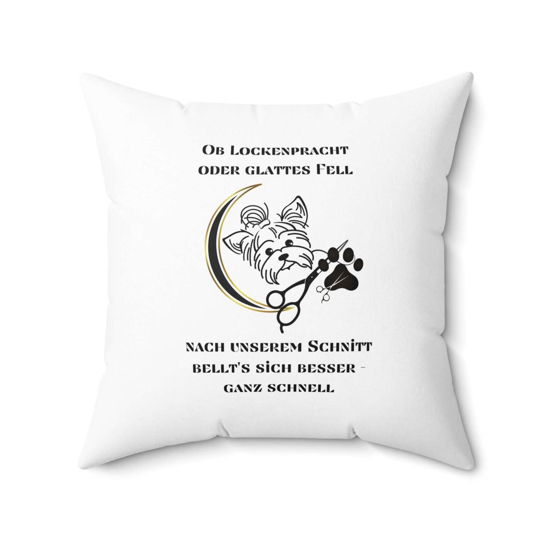 Kuscheliges Kissen für Hundesalon - Design-Familientruhe