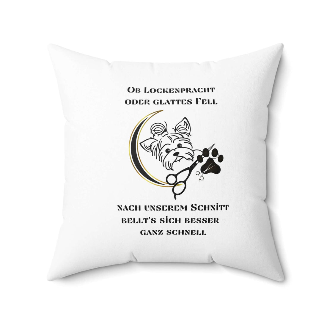 Kuscheliges Kissen für Hundesalon - Design-Familientruhe