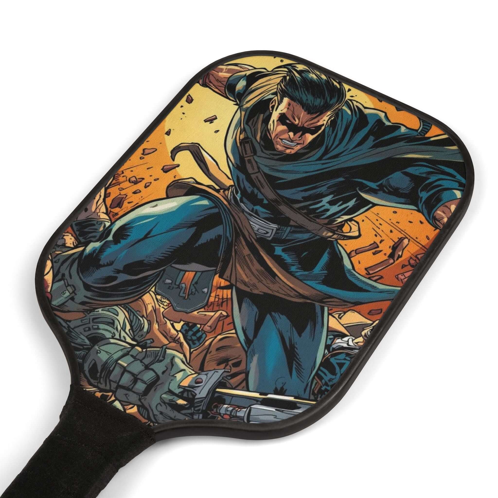 Lebendiges Pickleball-Schläger-Set, lustige Sportausrüstung - Design-Familientruhe