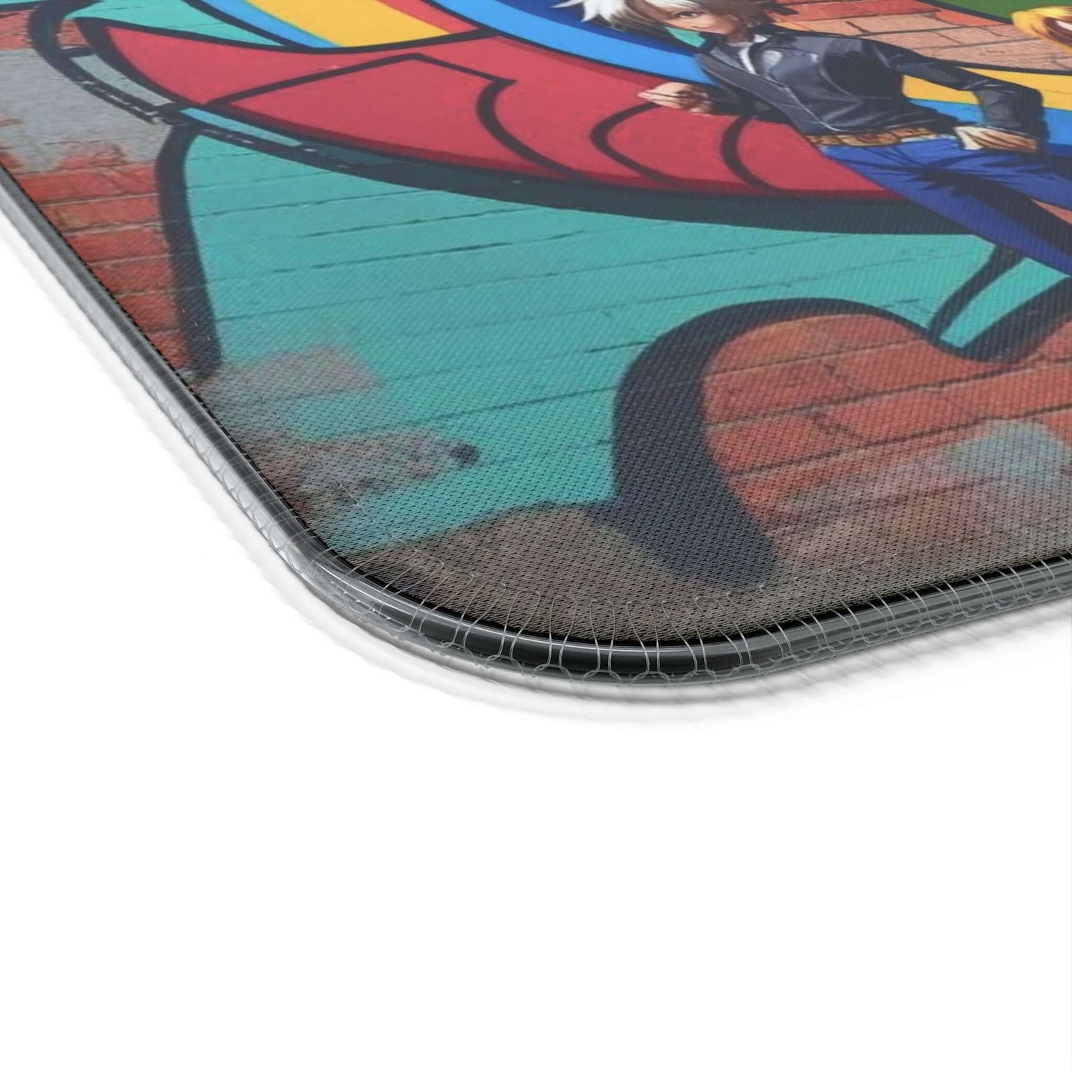 LED-Gaming-Mauspad mit kabellosem Laden, bunte Kunst, Gamer-Geschenk - Design-Familientruhe