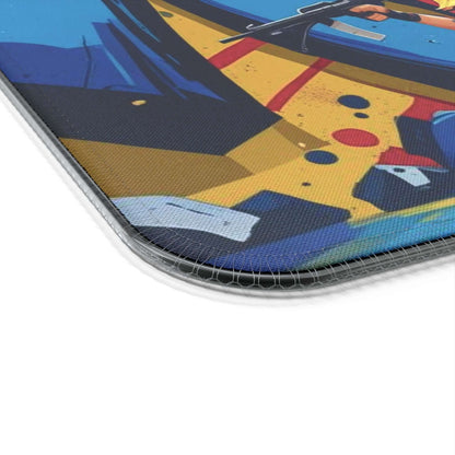 LED-Gaming-Mauspad mit kabellosem Laden – Buntes Gamer - Design-Familientruhe