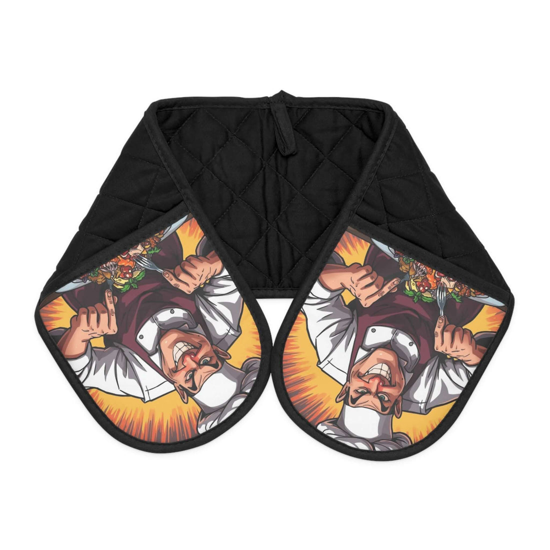 Ofenhandschuhe im Chef-Stil für Küchenkriege einzigartiges Geschenk - Design-Familientruhe